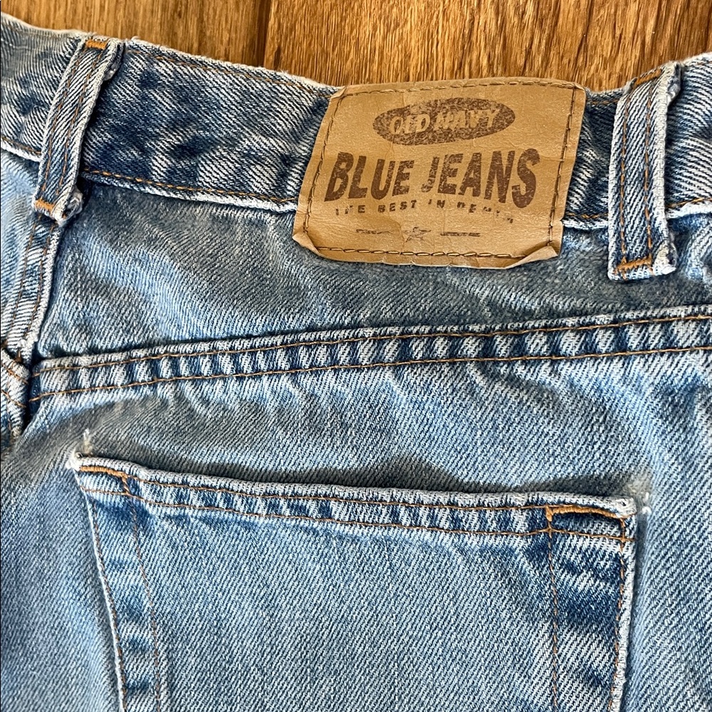 Vintage Old Navy Denim Blue Jeans Woman Size 8 Short - Picture 9 of 11